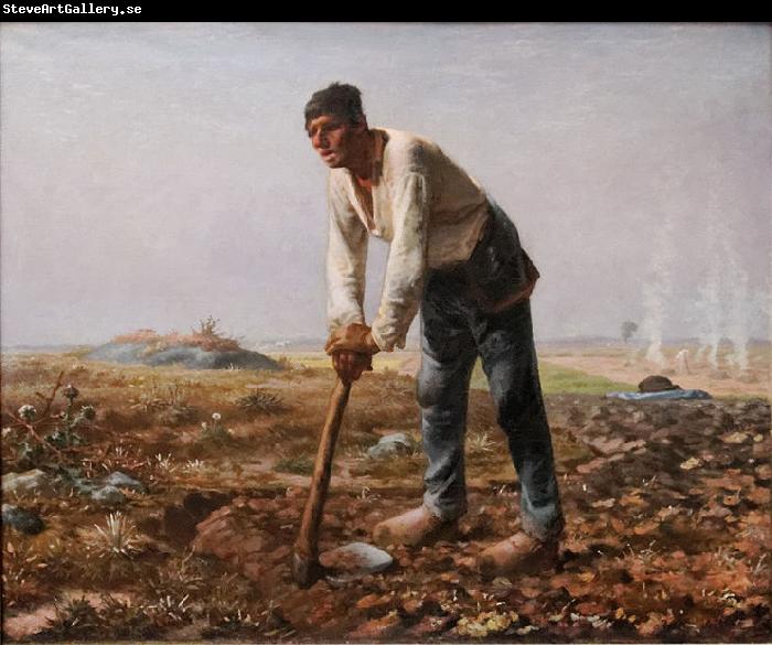Jean Francois Millet The Man with the Hoe